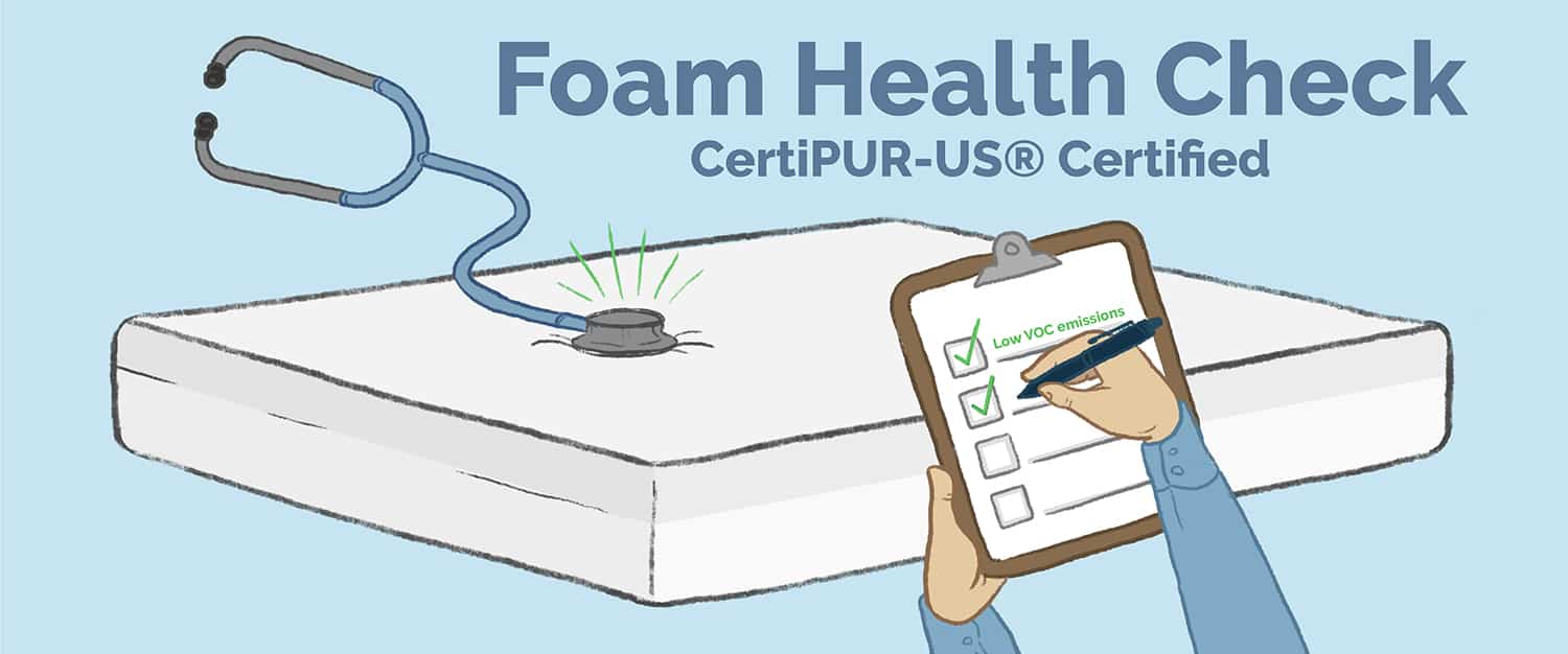 foam health check - CertiPUR-US Certified