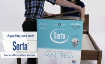 serta mattress ships in a box