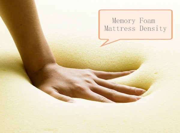 MemoryFoam Mattress Density