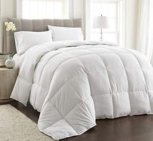 CHEZMOI collection, All year round Down Alternative, Comforter Duvet Insert, King, White