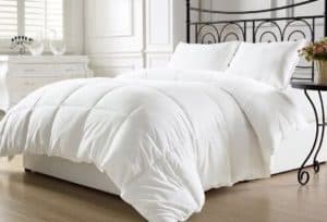 King-Linen White Down Alternative Comforter Duvet Insert, King