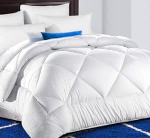 TEKAMON All year round King Comforter Soft Quilted down Alternative Duvet Insert with Corner Tabs