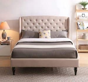 Classic Brands DeCoro Coventry Upholstered Platform Bed