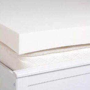 AmericanMade Twin Size 3 Inch Thick, Firm Conventional Polyurethane Foam Mattress Pad