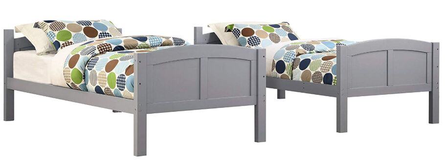 Easily converts into two separate twin beds