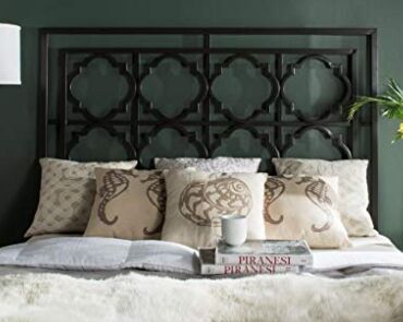 Safavieh Home Collection Silva Gunmetal Headboard, Queen