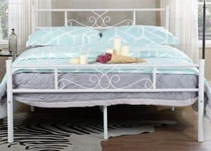 SimLife Full size Simple Bed Frame with Headboard and Footboard