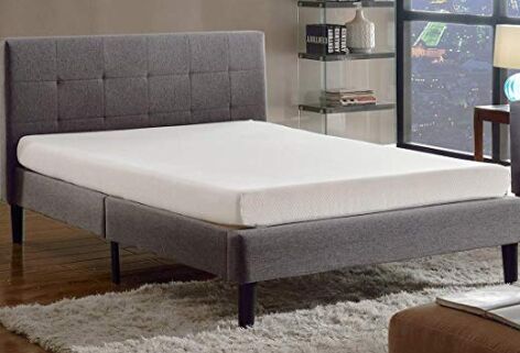 Swiss Ortho Sleep 6-Inch High-Density 2x Layered King Memory Foam Mattress with Bamboo Cover