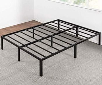 Best Price Mattress Twin Bed Frame - 14" Metal Platform Bed Frame w/Heavy Duty Steel Slat Mattress Foundation (No Box Spring Needed), Twin Size