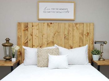 Hanger Style Headboard, Handcrafted. Mounts on Wall. Easy Installation
