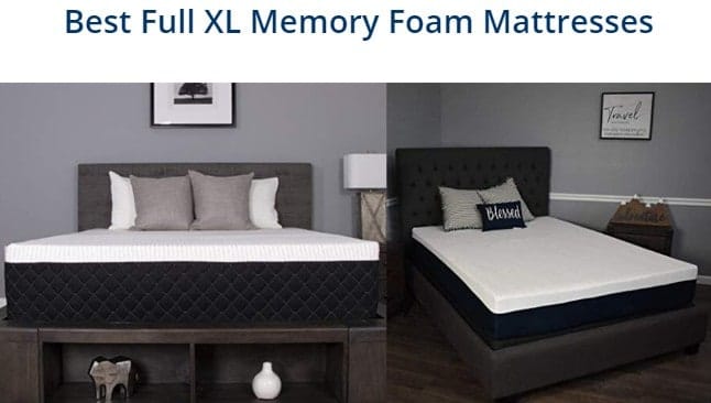 Best Full XL Memory Foam Mattresses