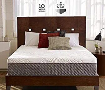 Bed in a Box, Quilted Cover, Made in The USA, 10-Year Warranty - King Size