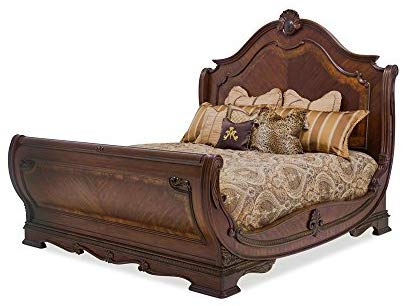 Bella Veneto Queen Sleigh Bed in Cognac
