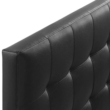 Durable and easy-to-clean leather headboard