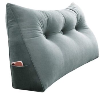 VERCART 100% Polyester Sofa Bed Large Soft Upholstered Headboard Filled Wedge Cushion