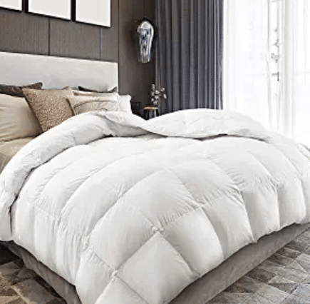 King Size Duvet Insert 650FP 61oz Warmth Comforters for Autumn, Winter