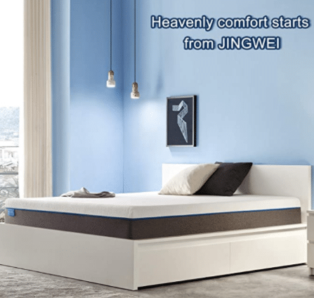 Narrow Twin Size Mattress, JINGWEI 5 Inches Cooling-Gel Memory Foam Mattress Bed in a Box, Certified Foam, Pressure Relief Supportive, Medium Firm, 30 X 75 X 5 inches