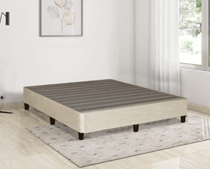 Mayton Platform Bed For Mattress, Eliminate Need For Box sping And Frame, Full XL Size, Beige